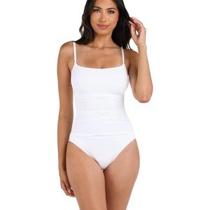 La Blanca White One-Piece Swimsuit -Size 8